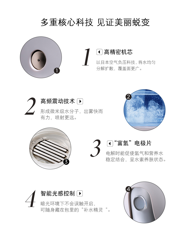 水素焕颜活肤仪，多重核心科技，见证美丽蜕变